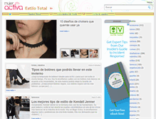 Tablet Screenshot of estilototal.com
